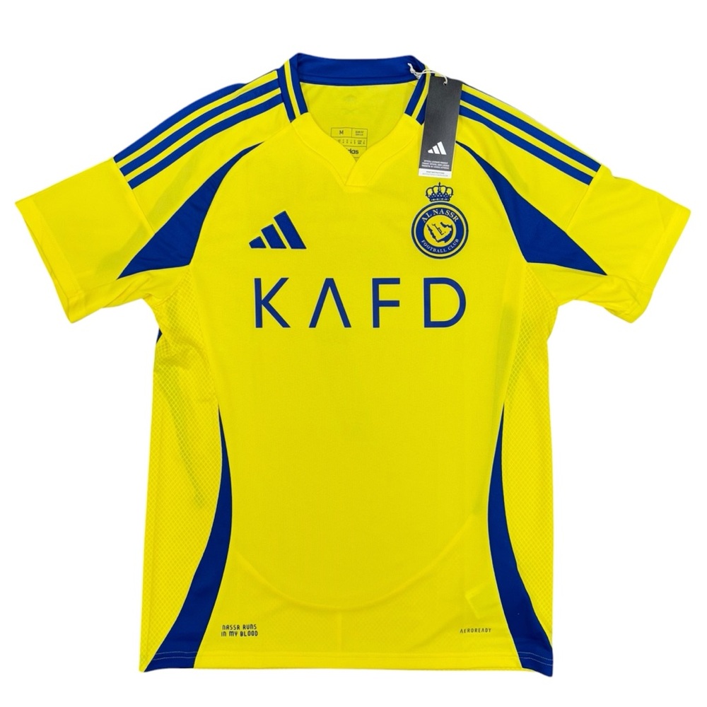 Adidas Cristiano Ronaldo Al Nassr FC '24/25 Home Soccer Jersey